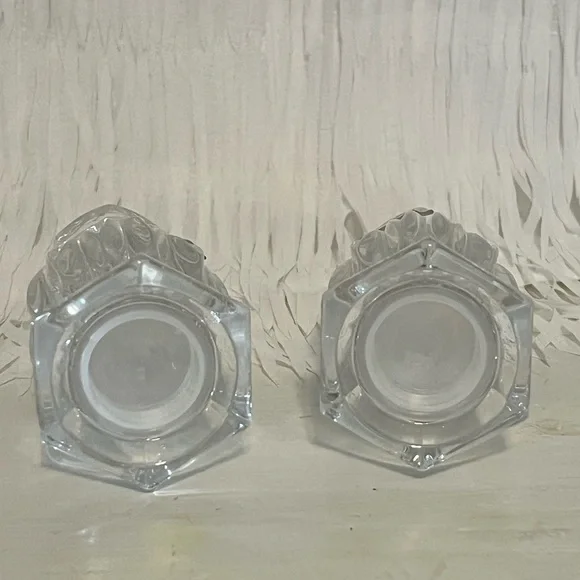 Mikasa Crystal Icicles Salt & Pepper Shakers Set.  Excellent condition! - Picture 6 of 9
